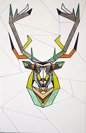 Zuzanna Zu Jankowska - deer geometrical