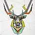 Zuzanna Zu Jankowska - deer geometrical