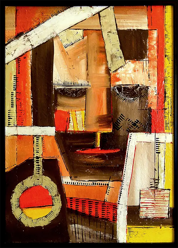 Marek Lutek, CLIPS 11622, Peinture acrylique - panneau, 50 x 70