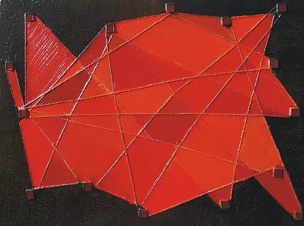 Krystyna Ciećwierska - kaleidoscope of crimson