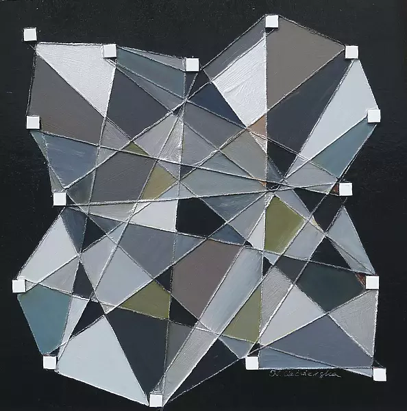 Krystyna Ciećwierska - kaleidoscope gray