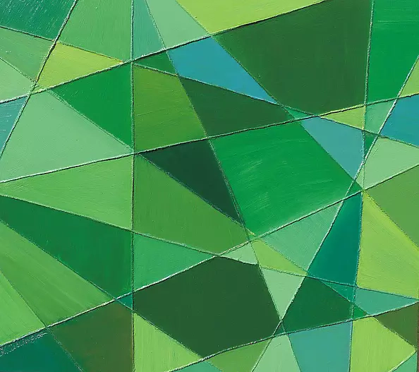 Krystyna Ciećwierska - kaleidoscope emerald