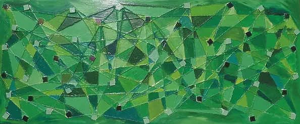 Krystyna Ciećwierska - kaleidoscope of green