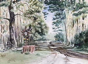 Rafał Bochra - kapliczka we Wrzelowcu 1