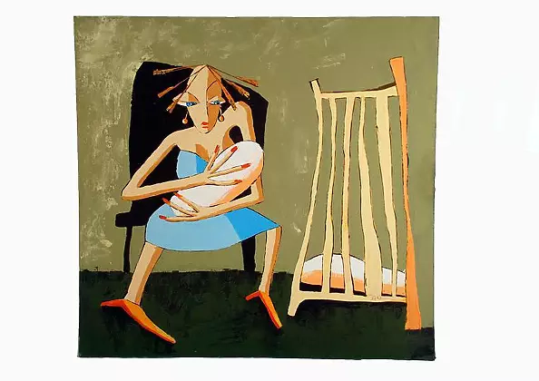 Romana Klinkosz - karmiąca