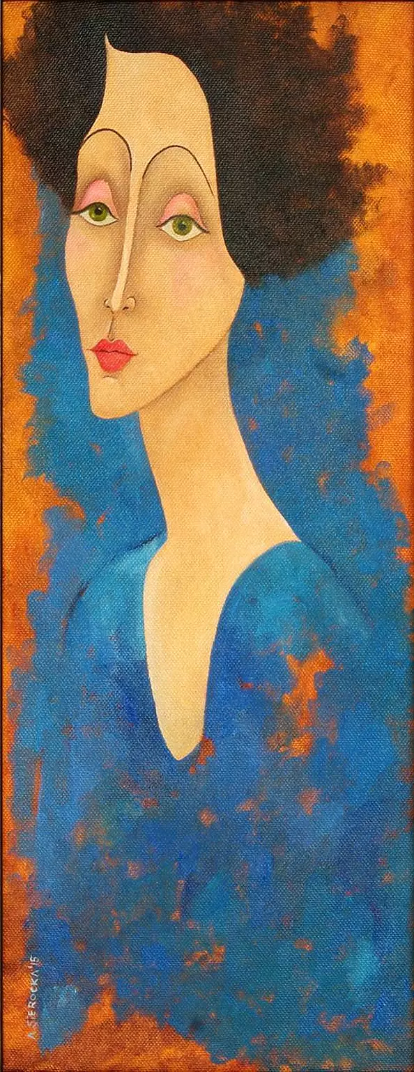 Anna Mazurek Sierocka - woman in blues