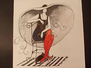 Adriana Laube - woman in a hat