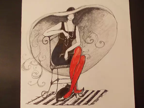 Adriana Laube - kobieta w kapeluszu