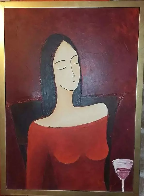 Agnieszka Beer - woman with a drink