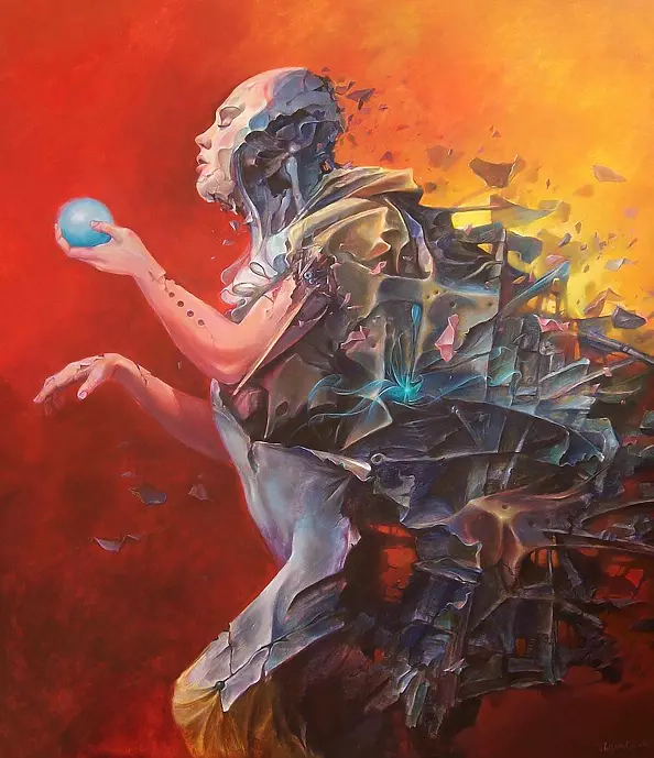 Maciej Wierzbicki - woman with a ball