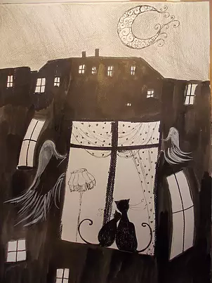 Adriana Laube - cat night