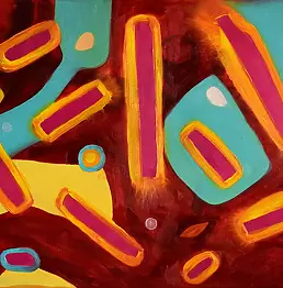 Natalia Pławecka-Kijewska - abstract composition with rose