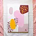 Natalia Pławecka-Kijewska - abstract composition with pink, yellow and brown