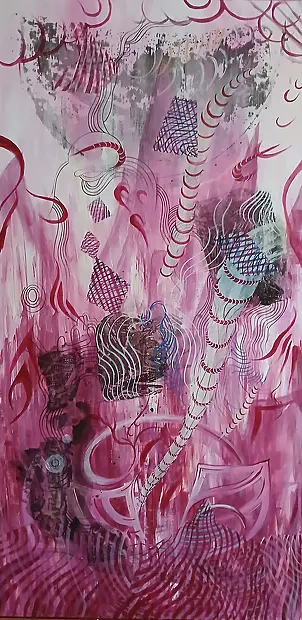 Teresa Kazimierczak - composition violette