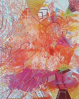 Teresa Kazimierczak - orange composition