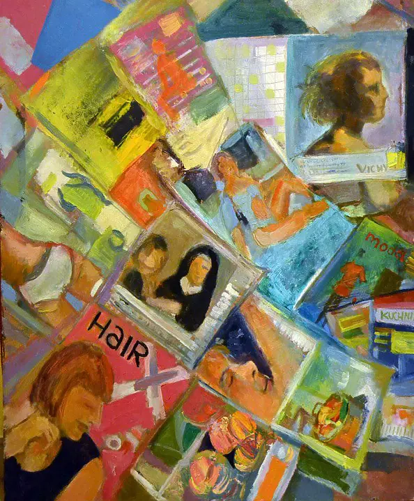 Michał Ogiński - Composition from newspapers