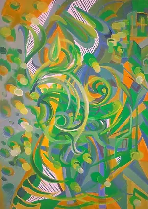 Teresa Kazimierczak - composition green