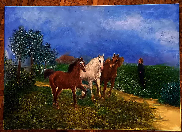 Alicja Urbaniak - horses on the loose