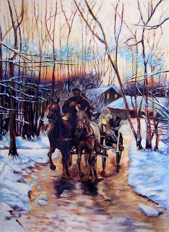 Waldemar Tłuczek - kopia-A.Wierusz-Kowalski Jazda o zmierzchu