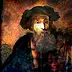 Waldemar Tłuczek - copiare - Un uomo barbuto in una protezione di Rembrandt