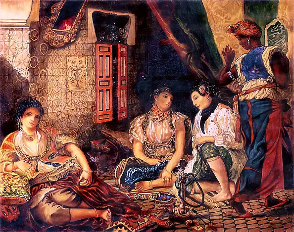 Waldemar Tłuczek - kopia- Women Algerian E.Delacroix