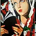Mirosław Sobiech - kopia T. Lempicka "The Polish Girl".