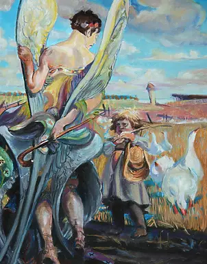 Magdalena Boroń - A copy of the image Malczewski