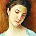Kamil Jerzyk - a copy of the portrait of a young girl by Bouguereau