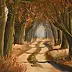 Krzysztof Kloskowski - Polish landscape - autumn alley lipowa