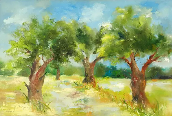 Jolanta Steppun - krajobraz wiejski