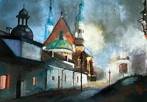 Marek Sabat - Krakow alley