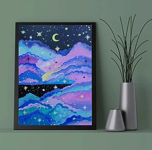 Marlena Kuc - moonlit night