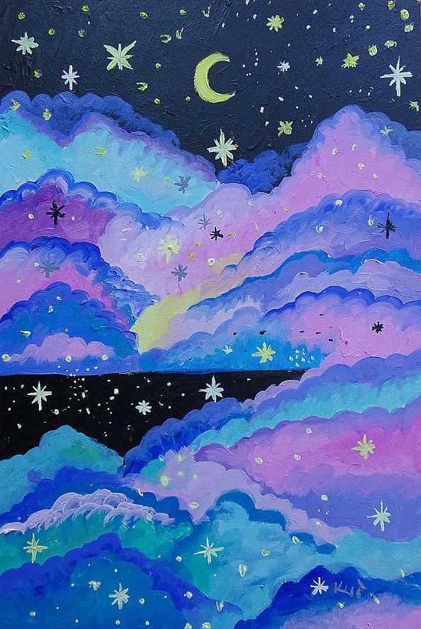 Marlena Kuc - moonlit night