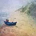 Anna Kos - fishing boat on the beach