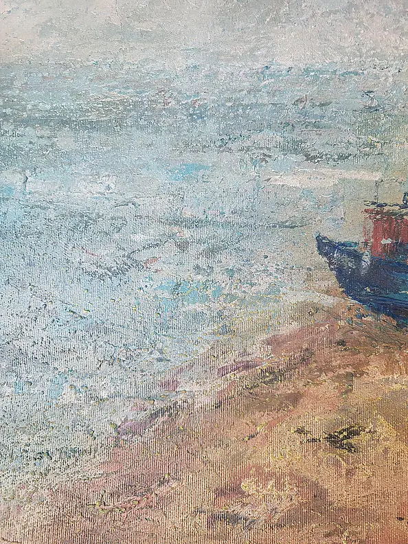 Anna Kos - fishing boat on the beach