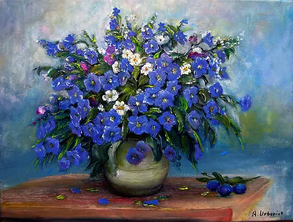 Alicja Urbaniak - kwiatuszki w wazomie