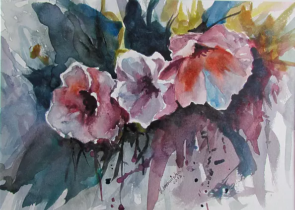 Hanna Uchmańska - kwiaty 1