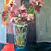 Ewa Widomska - fleurs dans un vase 2
