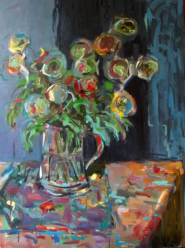 Ewa Widomska - Blumen in einer Vase 3