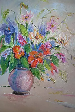 Barbara Kowalska - fiori in un vaso