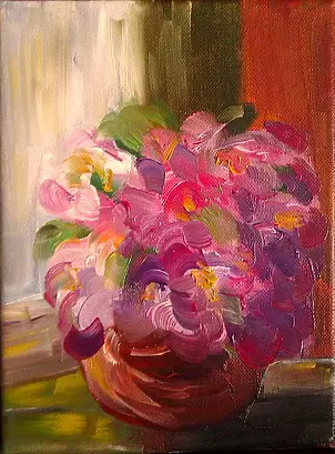   - Flowers in a vase
