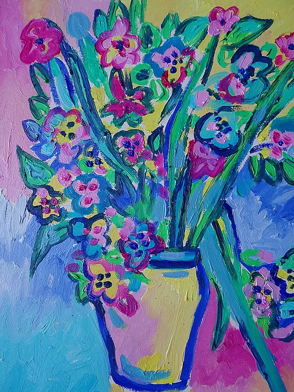 Marlena Kuc - Flowers in a vase