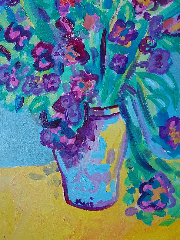 Marlena Kuc - kwiaty w wazonie