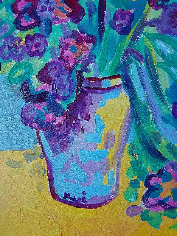 Marlena Kuc - kwiaty w wazonie