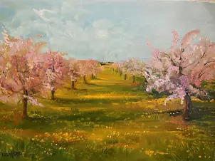 Urszula Wasinska - flowering orchard