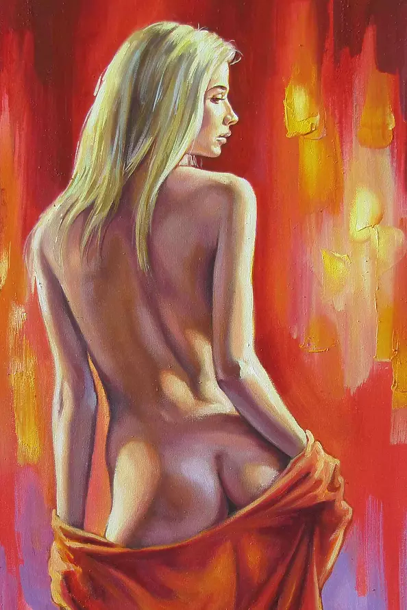 Kostiantyn Shyptia - lady in red