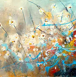 Ireneusz Kopytowski, луг, Масляная картина - холст, 60 x 30