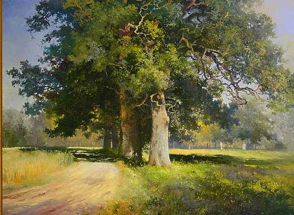 Jan Bartkevics - landscape of oak