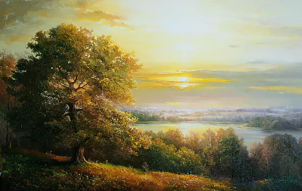 Jan Bartkevics - Landscape off oak