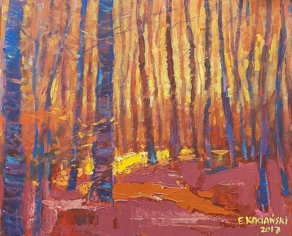 Edward Kociański - las
